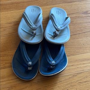 Crocs flip flops